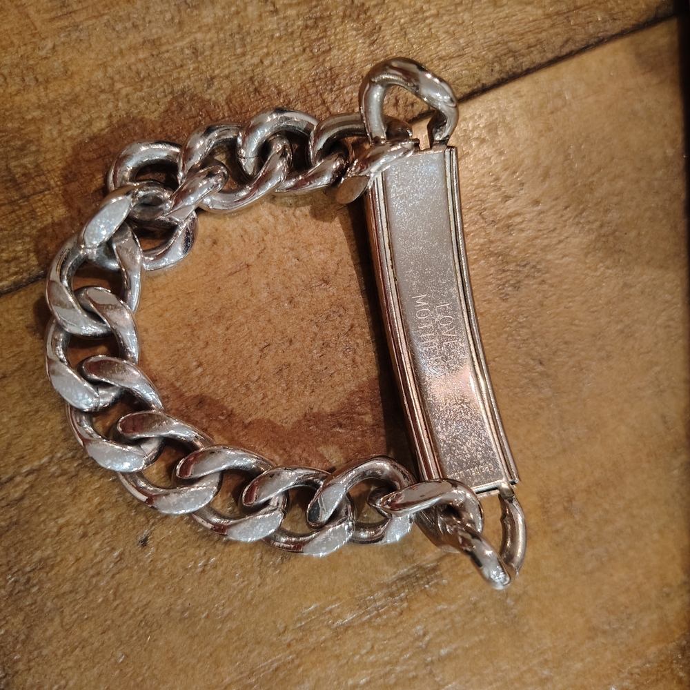 Speidel Silver ID Bracelet - Picture 4 of 8